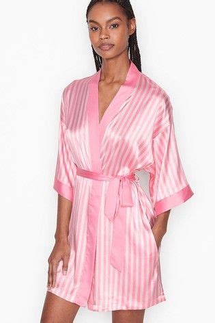 victoria secret pink robe|victoria secret robe pink stripe.